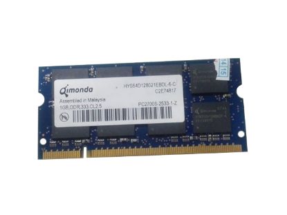 Picture of Qimonda HYS64D128021EBDL-6-C Laptop DDR-333 HYS64D128021EBDL-6-C