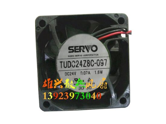 Picture of Japan Servo TUDC24Z8C-097 Server-Square Fan TUDC24Z8C-097