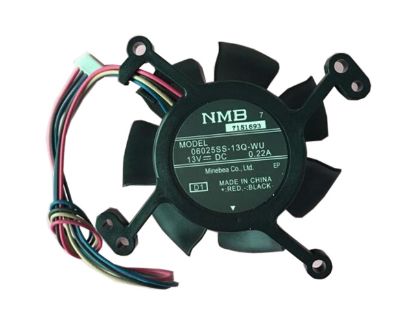 Picture of NMB-MAT / Minebea 06025SS-13Q-WU Server-Frameless / GPU Fan 06025SS-13Q-WU