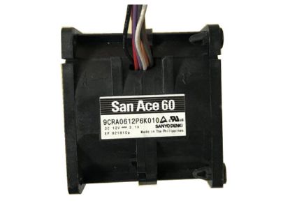 Picture of Sanyo Denki 9CRA0612P6K010 Server-Square Fan 9CRA0612P6K010