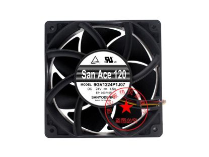 Picture of Sanyo Denki 9GV1224P1J07 Server-Square Fan 9GV1224P1J07