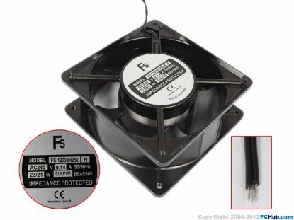 Picture of FS Fan FS-12038H2SL Server-Square Fan FS-12038H2SL, Alloy Framed