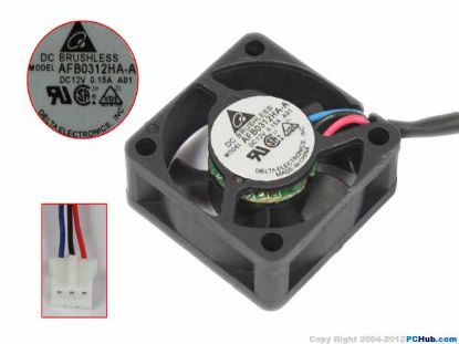 Picture of Delta Electronics AFB0312HA-A Server-Square Fan AFB0312HA-A, A01