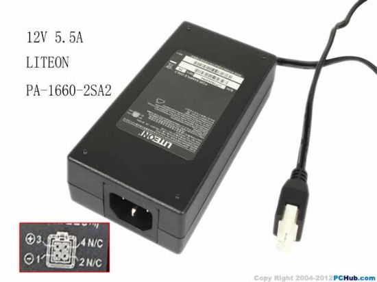 Picture of LITEON PA-1660-2SA2 AC Adapter 5V-12V PA-1660-2SA2