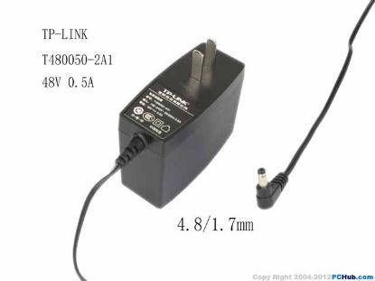 Picture of TP-LINK T480050-2A1 AC Adapter 20V & Above T480050-2A1