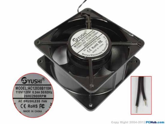 Picture of Yushi AC12038B110H YS-12038-110024-2W Server-OEM Fan