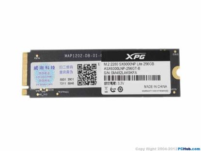 Picture of ADATA SX6000 SSD M.2 NVMe 500G & Below SX6000, ASX6000NP-256GT-B