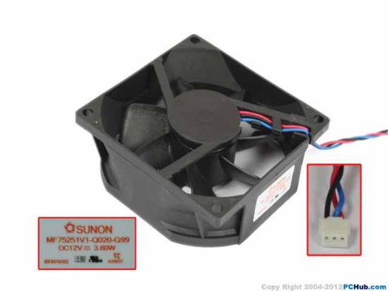 Picture of SUNON MF75251V1-Q020-G99 Server-Square Fan MF75251V1-Q020-G99