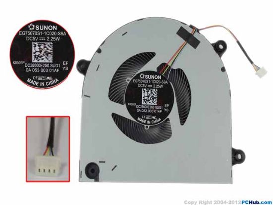 Picture of SUNON EG75070S1-1C020-S9A Cooling Fan EG75070S1-1C020-S9A, DC28000E2S0