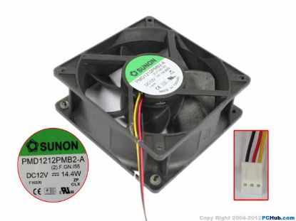 Picture of SUNON PMD1212PMB2-A Server-Square Fan PMD1212PMB2-A, (2).F.GN.I55