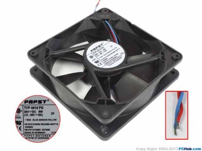 Picture of ebm-papst TYP 4414 FG Server - Square Fan sq120x120x25mm, 2-wire, 24V 5W