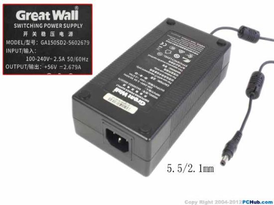 Picture of Great Wall GA150SD2-5602679 AC Adapter 20V & Above GA150SD2-5602679