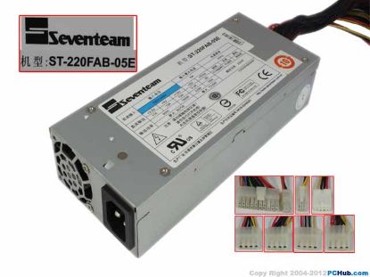 Picture of Seventeam ST-220FAB-05E Server - Power Supply ST-220FAB-05E, 220W, 1U， NEW