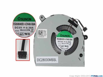 Picture of SUNON EG50040S1-CH40-S9A Cooling Fan 01GM4N, EG50040S1-CH40-S9A, DC28000MSSL