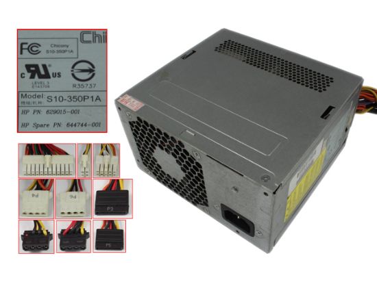 Picture of HP Common Item (HP) Server - Power Supply S10-350P1A, 644744-001, 629015-001