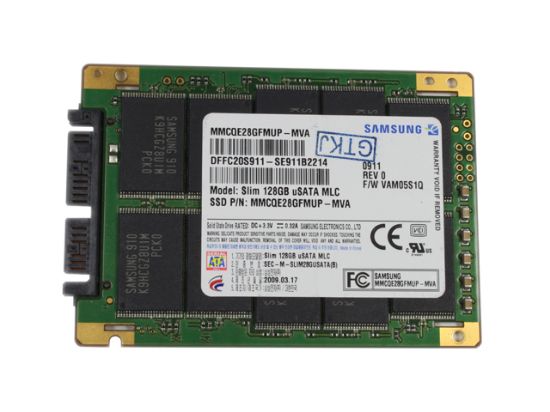 Picture of Samsung MMCQE28GFMUP-MVA SSD 1.8" Micro SATA 128GB, 1.8"