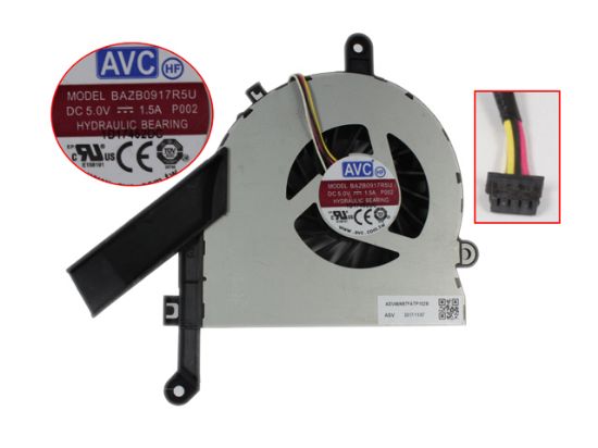 Picture of HP All-in-One 24-f Series Cooling Fan L15723-001, BAZB0917R5U, P002, 46N97FATP102B