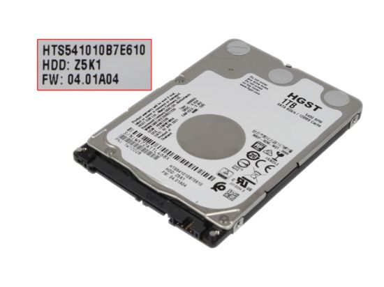 Picture of HGST HTS541010B7E610 HDD 2.5" SATA 1TB - 3TB HTS541010B7E610, HDDZ5K1