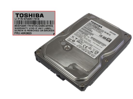 Picture of Toshiba DT01ACA100 HDD 3.5" SATA 1TB - 3TB 1T, 3.5" SATA, 7,200rpm, 32M, New