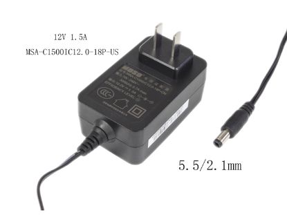 Picture of MOSO MSA-C1500IC12.0-18P-US AC Adapter 5V-12V MSA-C1500IC12.0-18P-US