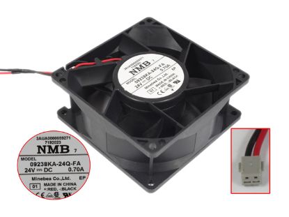 Picture of NMB-MAT / Minebea 09238KA-24Q-FA Server-Square Fan 09238KA-24Q-FA, 01