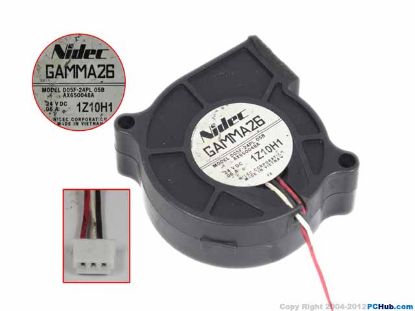 Picture of Nidec D05F-24PL Server - Blower Fan 05B, bw50x50x15, 3w, DC 24V 0.06A