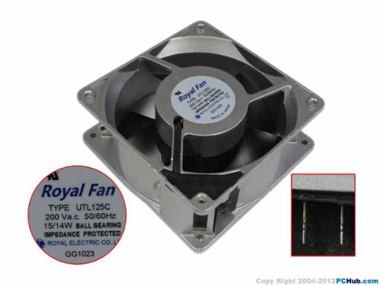 Picture of Royal Fan UTL125C Server-Square Fan UTL125C