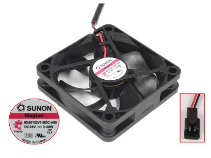 Picture of SUNON ME60152V1-000C-A99 Server - Square Fan sq60x60x15, 2-wire, 24V2.4W