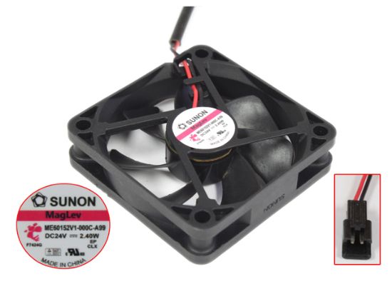 Picture of SUNON ME60152V1-000C-A99 Server - Square Fan sq60x60x15, 2-wire, 24V2.4W