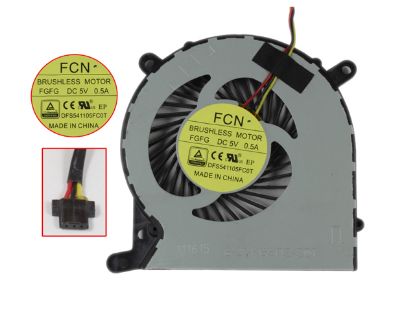 Picture of Forcecon DFS541105FC0T Cooling Fan  FGFG, DC 5V 0.50A Bare Fan