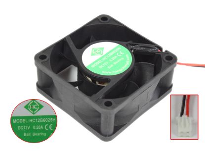 Picture of HC / HangChengdj HC12B6025H Server-Square Fan HC12B6025H