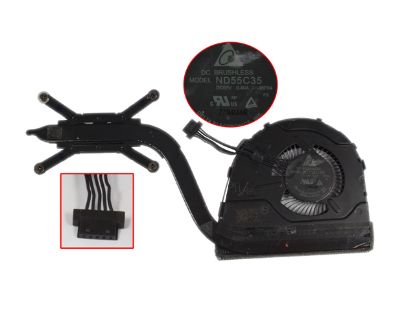 Picture of Lenovo ThinkPad X380 Cooling Fan 02DA165, ND55C35, 16F04, AT25T001DT0, SH40M59654E3D