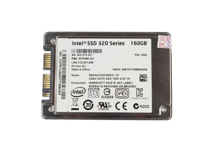 Picture of Intel SSDSA1NW160G3 SSD 1.8" Micro SATA 160GB, , New