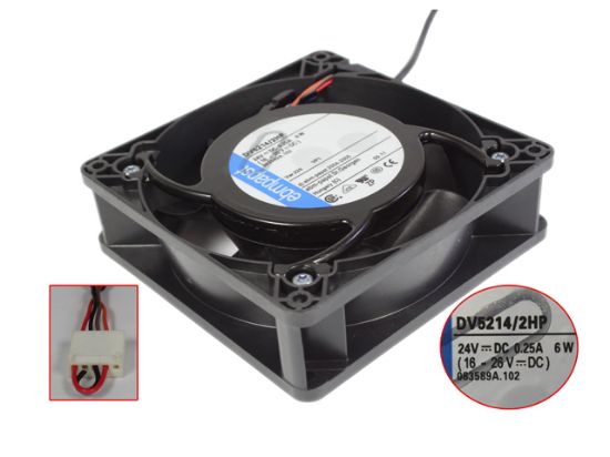 Picture of ebm-papst DV5214/2HP Server - Square Fan DV5214/2HP, DC 24V 0.25A