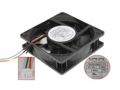 Picture of NONOISE F9225X24B2 Server-Square Fan F9225X24B2, FS