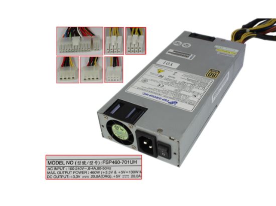 Picture of FSP Group Inc FSP460-701UH Server - Power Supply 460W, FSP460-701UH