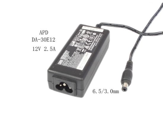 Picture of APD / Asian Power Devices DA-30E12 AC Adapter- Laptop, 5-12V