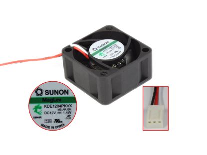 Picture of SUNON KDE1204PKVX Server - Square Fan MS.AR.GN, SF40x40x20, w3, 12V 1.4W