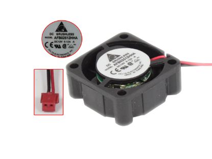 Picture of Delta Electronics AFB02512HHA Server - Square Fan A, 12V0.12A, sq25x25x10mm, 2W