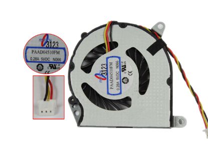 Picture of Lenovo IdeaPad U160 Cooling Fan  N066, 5V 0.28A Bare, W60x3x3xP
