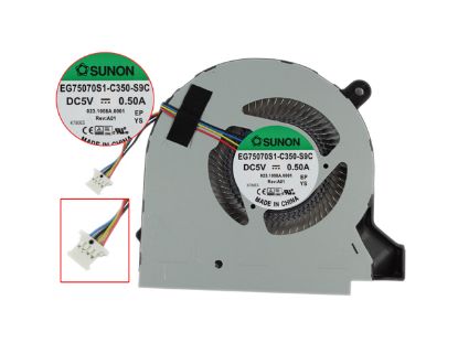 Picture of SUNON EG75070S1-C350-S9C Cooling Fan EG75070S1-C350-S9C, 023.1008A.0001