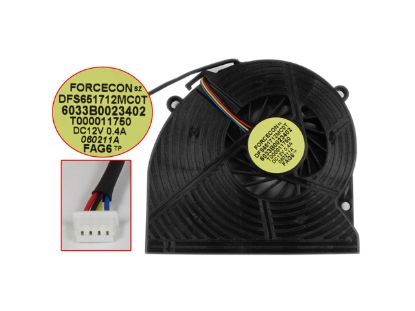 Picture of Toshiba Satellite One PC DX730 Cooling Fan DFS651712MC0T, 6033B0023402, FAG6