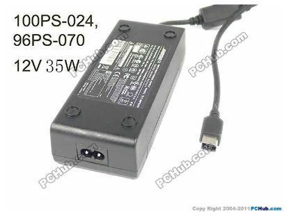 Picture of BOSE 100PS-024 100PS-018 AC Adapter 5V-12V 12V 35W, Barrel Tip, 2P