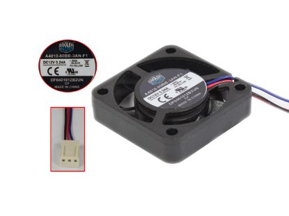 Picture of Cooler Master A4010-80BB-3AN-F1 Server-Square Fan A4010-80BB-3AN-F1, DF0401012B2UN