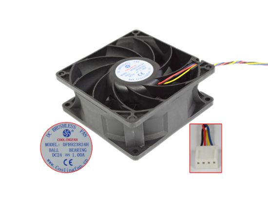 Picture of COOLINGFAN DFB923824H Server-Square Fan DFB923824H