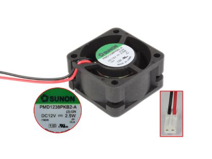 Picture of SUNON PMD1238PKB2-A Server - Square Fan 2.GN, sq38x38x20, 2-wire, 12V2.5W