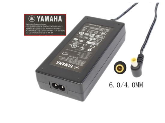 Picture of YAMAHA NU40-R150266-13 AC Adapter 13V-19V 15V 3A, Barrel WP, 2P,  6.0/4.0  New