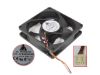 Picture of Delta Electronics AFB0812VHD Server - Square Fan X3T, sq80x80x20, 4w, DC 12V 0.5A