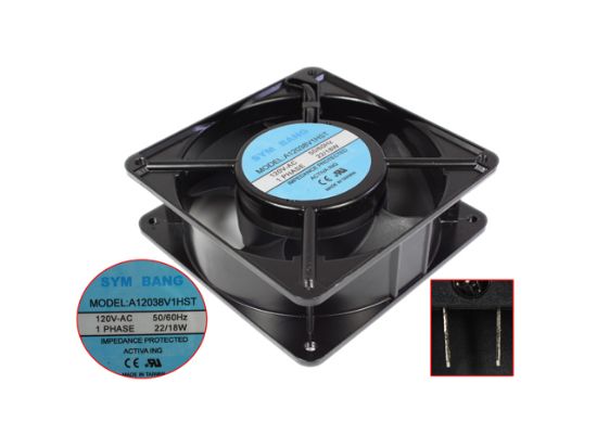 Picture of SYM BANG A12038V1HST Server-Square Fan A12038V1HST