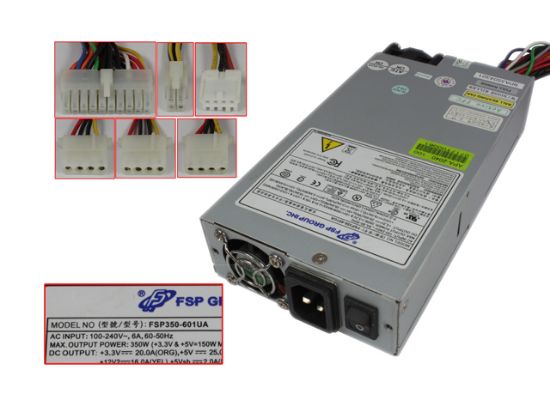 Picture of FSP Group Inc FSP350-601UA Server - Power Supply FSP350-601UA, 9PA3504301, 350W, 1U